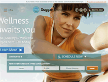 Tablet Screenshot of dugganchiropractic.com
